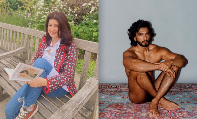 Twinkle Khanna Shares Her Take On Ranveer Singh’s Nude Pics, Says “No Anatomical Details Seen Despite Zooming In!” Where’s The Lie?