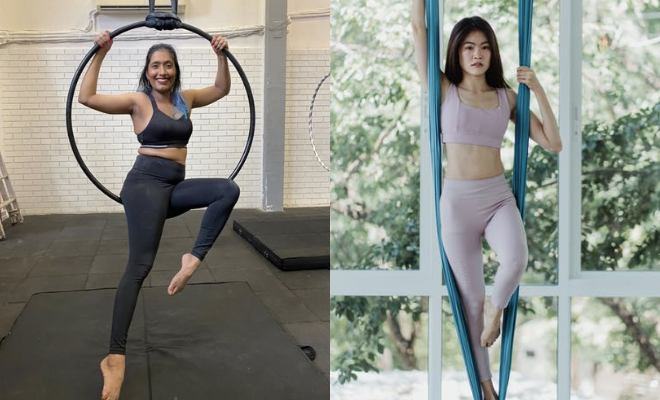 I Tried Aerial Silk And Aerial Hoop For Fitness And It Left Me With Aching Arms And A Full Heart!