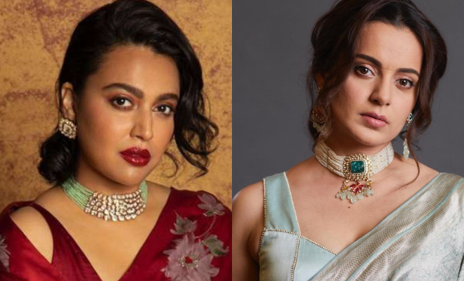 Swara Bhasker Opens Up About Twitter War With Kangana Ranaut, Says “Calling Me B-Grade Actress Was An Invitation To Talk”