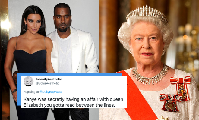 Twitter’s Losing It After Kanye West Compares Losing Kim Kardashian To England Losing It’s Queen.