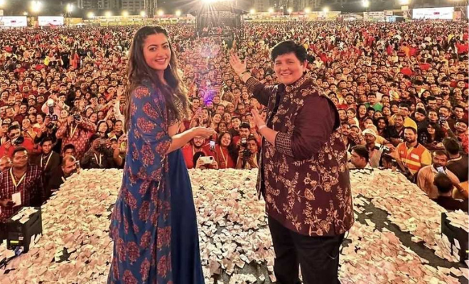 Rashmika Mandanna And Falguni Pathak’s Navratri Crossover Was Just What We Needed To Get Rid Of The Mid-Week Blues