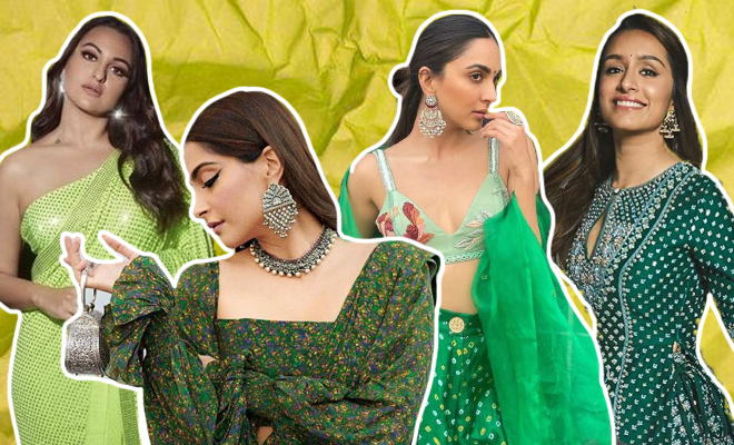 Navratri 2022: From Sonakshi Sinha To Shraddha Kapoor, Trust These Divas To Style A Look In Green Navratri 2022: From Sonakshi Sinha To Shraddha Kapoor, Trust These Divas To Style A Look In Green