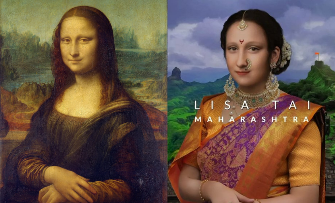 This Woman Reimagines The Mona Lisa From Different Indian Cities And States. The Results Are Making Us Smile!