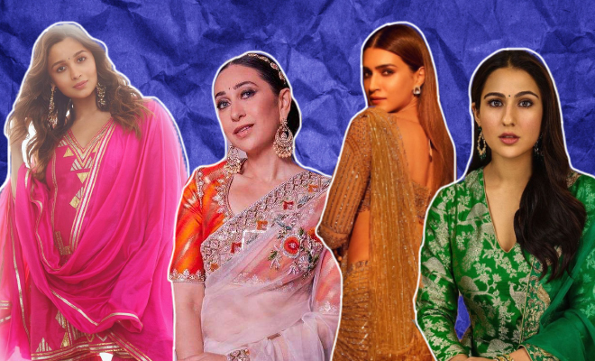 From Brocade Pink To Royal Green, Celeb-Approved Ways To Experiment With Colours On Karwa Chauth