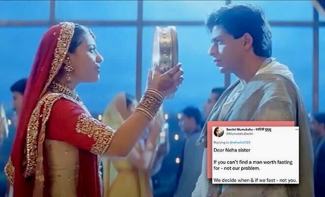 “Dear Neha”, We Agree With Twitter’s Stan On Karwa Chauth Being A Woman’s Choice. Please Don’t Impose Your Opinions!