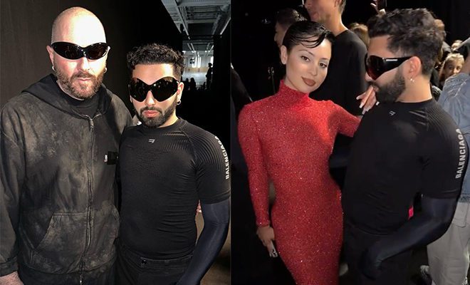 Orhan Awatramani Poses With ‘Euphoria’ Star Alexa Demie At The Balenciaga Showcase. We Love This Orry Met Maddy Moment