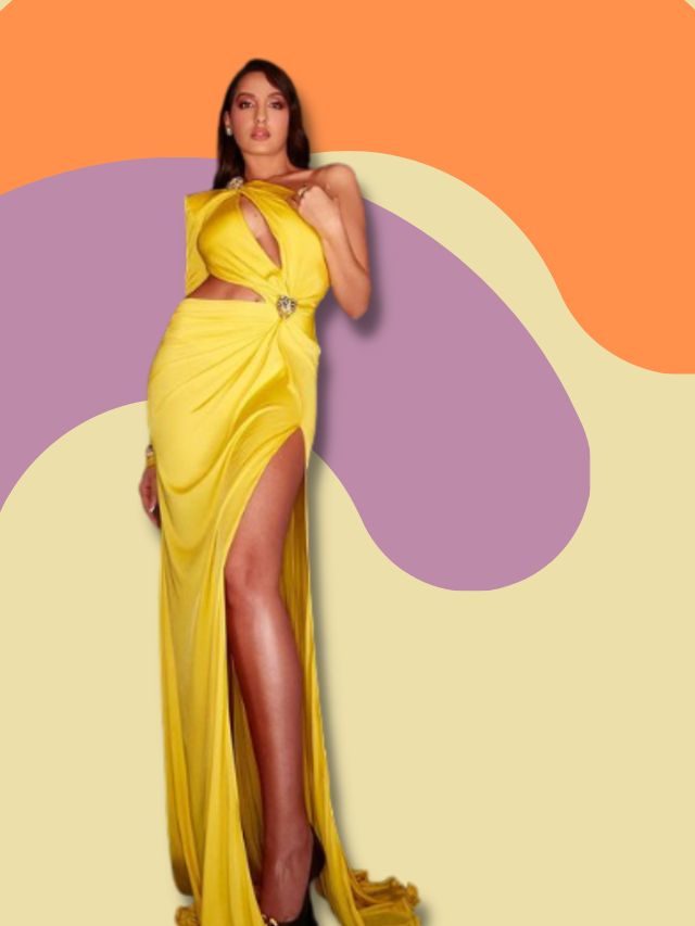 Nora Fatehi’s Yellow Bodycon Dress Is Surely Raising The Oomph Quotient!