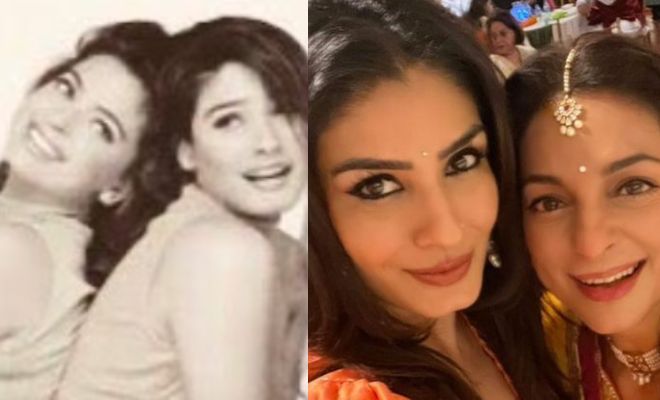 Juhi Chawla Plants 100 Trees On Raveena Tandon’s Birthday And This Is Such A Thoughtful Gift!