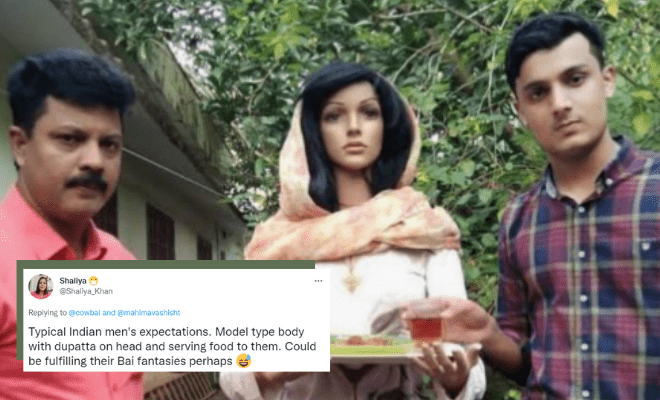 17 YO Kerala Boy Trolled For Making Female Robot To Help Mother With Chores. But Aunty Ka Choice Tha!