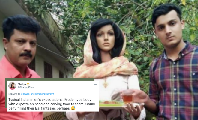 17 YO Kerala Boy Trolled For Making Female Robot To Help Mother With Chores. But Aunty Ka Choice Tha!