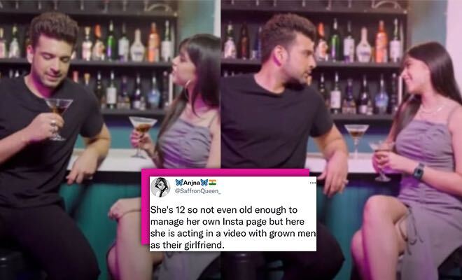 Twitter Is Not Okay With Karan Kundrra Romancing 12 YO Riva Arora In A Reel. This Is Really Problematic! Twitter Is Not Okay With Karan Kundrra Romancing 12 YO Riva Arora In A Reel. This Is Really Problematic!