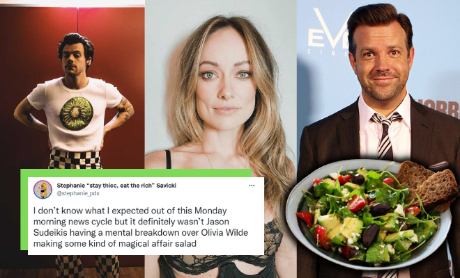Twitter Has The Most Hilarious Reaction To Jason Sudeikis’ Breakdown Over Olivia Wilde’s Salad Dressing