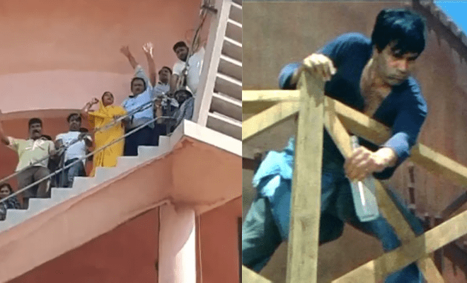 BJP MLA Pulls A Veeru From ‘Sholay’ To Protest Against Cops’ Inaction Over Burglary Incidents. She’s A Rebel With A Cause