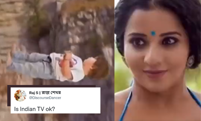 “Is Indian TV Ok?” Wonders Twitter After Gravity And Logic-Defying Clip From Indian Daily Soap ‘Nazar’ Goes Viral “Is Indian TV Ok?” Wonders Twitter After Gravity And Logic-Defying Clip From Indian Daily Soap ‘Nazar’ Goes Viral