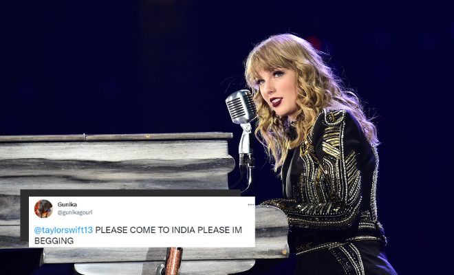 Desi Twitter Is Begging Taylor Swift To Come To India After She Announces Eras US Tour. It’s a Love Story, Taylor Just Say Yes! Desi Twitter Is Begging Taylor Swift To Come To India After She Announces Eras US Tour. It’s a Love Story, Taylor Just Say Yes!