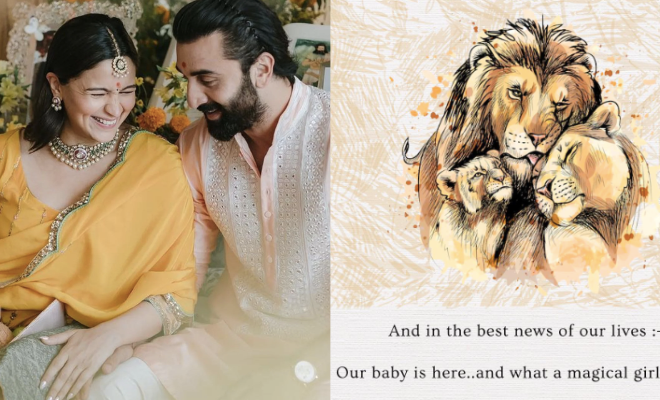 The Khush Khabri Is Here! Alia Bhatt, Ranbir Kapoor Announce The Birth Of Their First Child, A “Magical” Baby Girl.