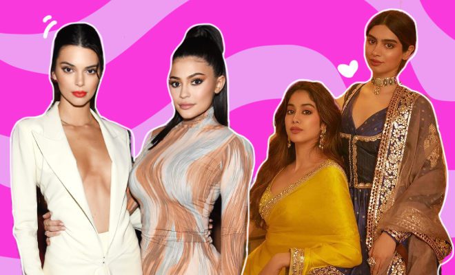 From Janhvi-Khushi Kapoor To Kendall-Kylie Jenner, Celeb Sisters Who Are Poles Apart In Style