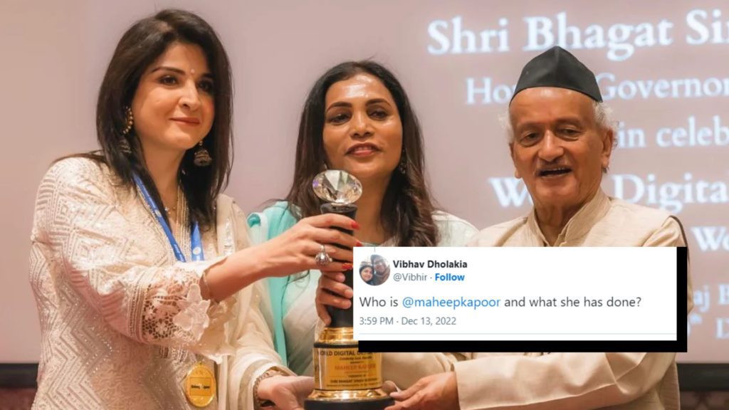 Maheep Kapoor Won A Face Of Empowerment Award And Internet Users Can’t Wrap Their Heads Around It!