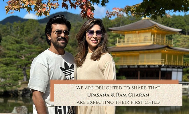 Upasana And Ram Charan All Set To Embrace Parenthood After 10 Years Of Marriage. We Wish The All The Happiness!