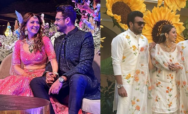 From A Glam Sangeet To Colourful Haldi, Here Are All The Pictures From Hansika Motwani And Sohael Khaturiya’s Pre-Wedding Festivities!