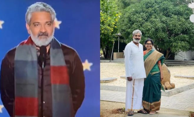 SS Rajamouli Thanks The Women In His Life While Accepting Critics’ Choice Award For ‘RRR’!