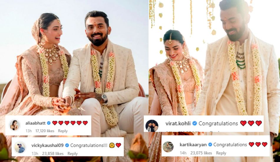 Athiya Shetty, KL Rahul Wedding: Wishes Pour In From Virat Kohli, Alia Bhatt, And More!