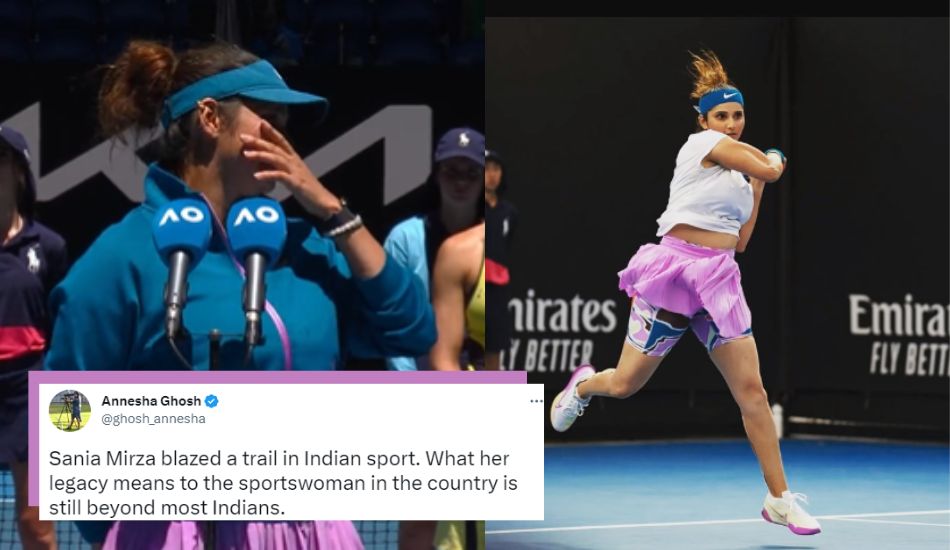 “Sania Mirza Is A Badass Female Athlete,” Says Twitter As She Bids Tearful Adieu To Grand Slam