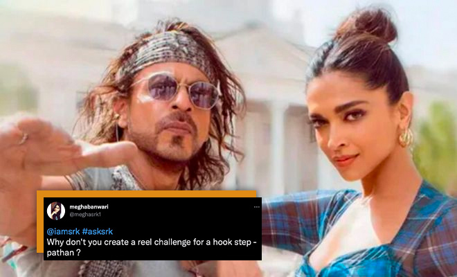 Here’s Why Shah Rukh Khan Won’t Do A Pathaan Hookstep Reel Challenge Here’s Why Shah Rukh Khan Won’t Do A Pathaan Hookstep Reel Challenge