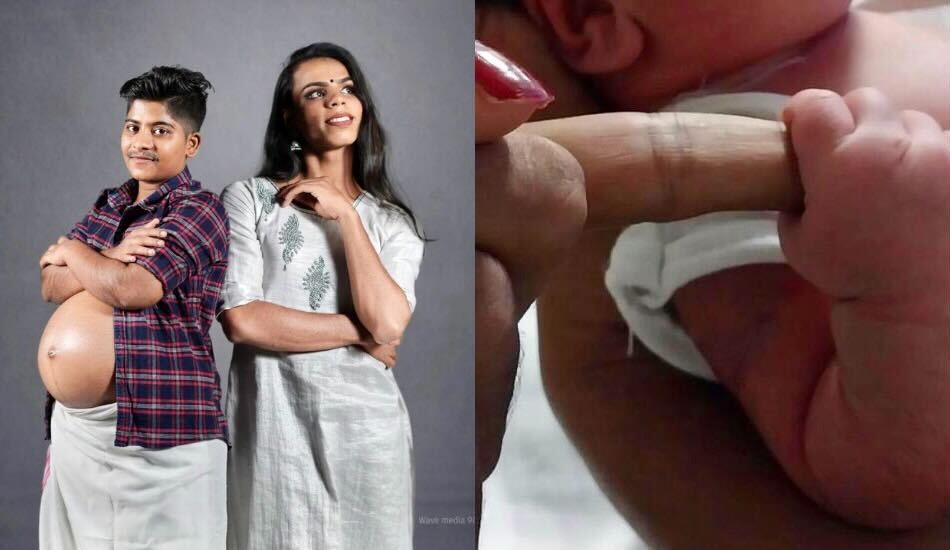 Trans Couple From Kerala Become Biological Parents To A Cute Little Baby. See Pics.