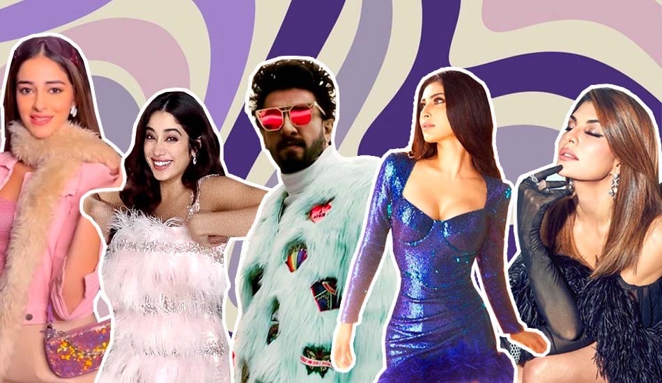 fashion-ranveer-singh-teddy-day-valentines-day-janhvi-kapoor-feather-dress