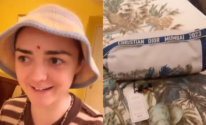 ‘Game Of Thrones’ Maisie Williams, In Mumbai For The Dior Show, Goes Gaga Over Her Desi Hotel Room!