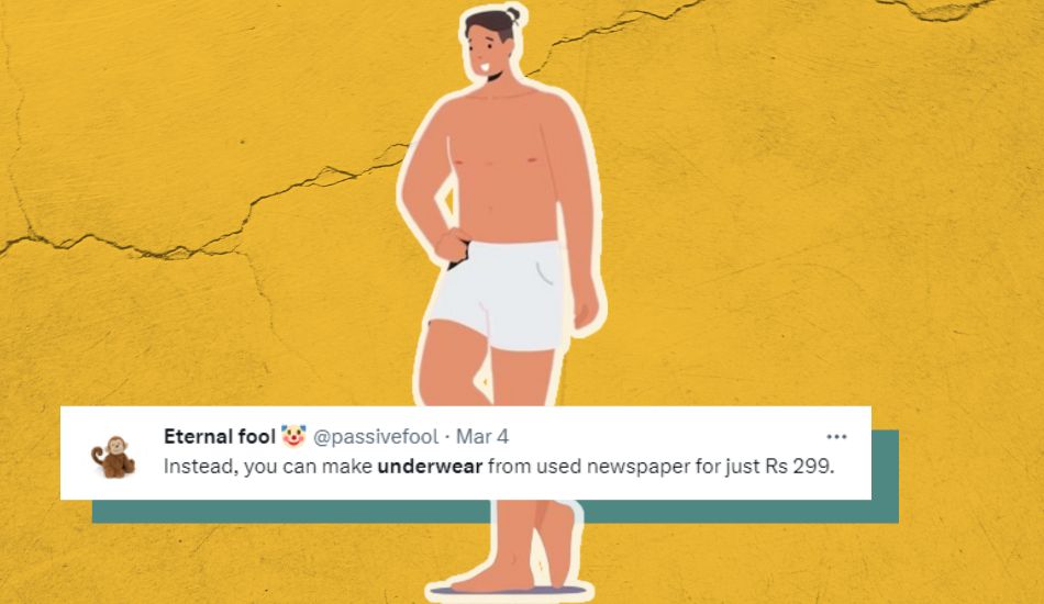 Viral Tweet By Man Claims Skipping Underwear Could Save You Lakhs. Sab Nahi Kar Sakte, Laxman!