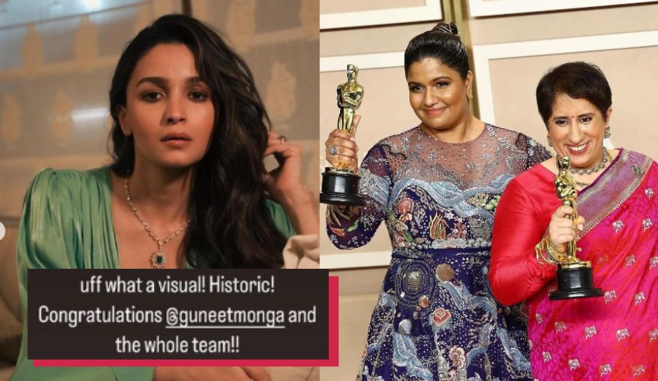 Alia Bhatt Gives A Sweet Shoutout To Guneet Monga, Kartiki Gonsalves As ‘The Elephant Whisperers’ Bags An Oscar!