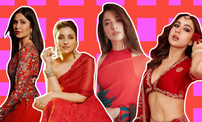 Parineeti Chopra, Sara Ali Khan And More Stars To Help You Style Red On Day 7 Of Chaitra Navratri