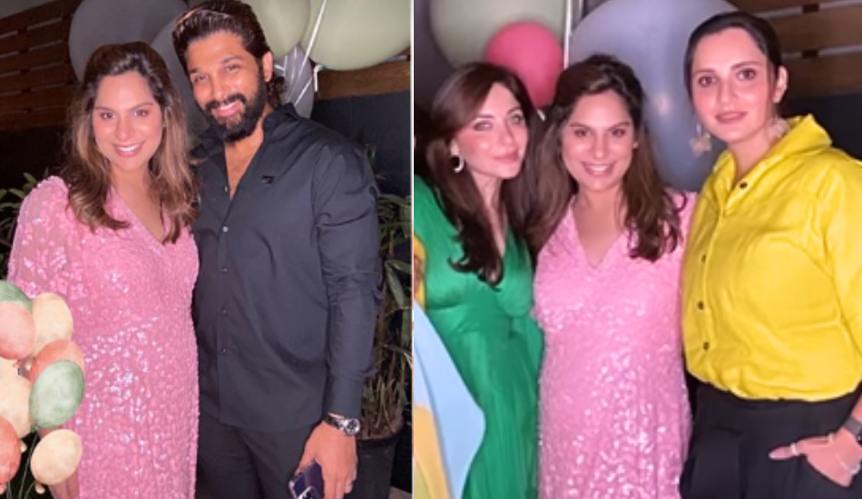 अल्लू अर्जुन, सानिया मिर्जा हुए राम चरण की पत्नी उपासना कामिनेनी की गोद भराई में शामिल, देखिए तस्वीरें!