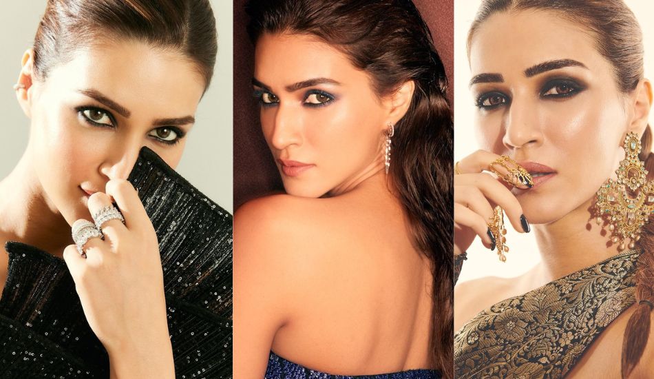 How To Recreate Kriti Sanon’s Iconic Kohl-Lined Eye Makeup Look