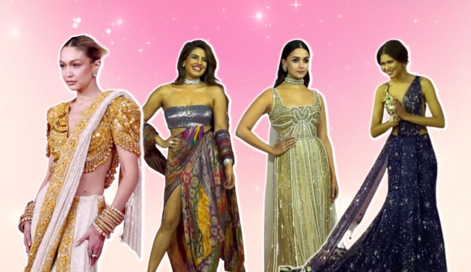Best-Dressed Celebs At NMACC Gala: Zendaya, Gigi Hadid Stun In Sarees, Alia Bhatt, Priyanka Chopra Turn Heads!