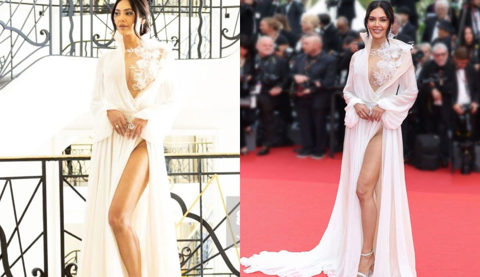 Esha-Gupta-Cannes-Debut-White-Dress-Nicolas-Jebran
