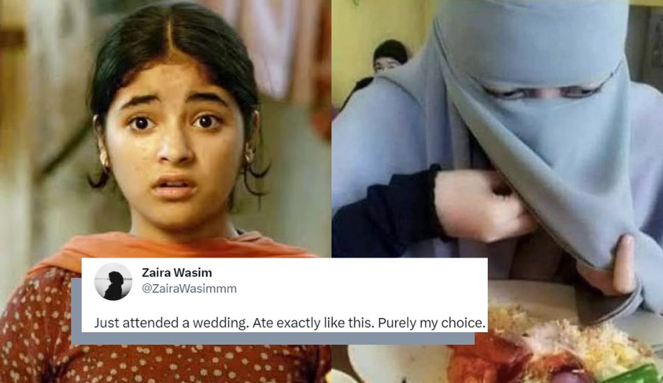 Zaira-Wasim-angry-reaction-tweet-trolls-woman-eating-in-niqab-Dangal