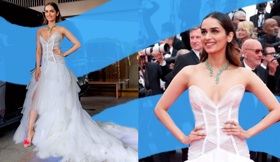Manushi Chhillar’s Disappointing Debut Look For Cannes Film Festival Is Saved By Her Dimples