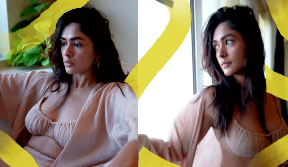 mrunal-thakur-coord-set-beige-vacation-fashion-summer-style-pictures