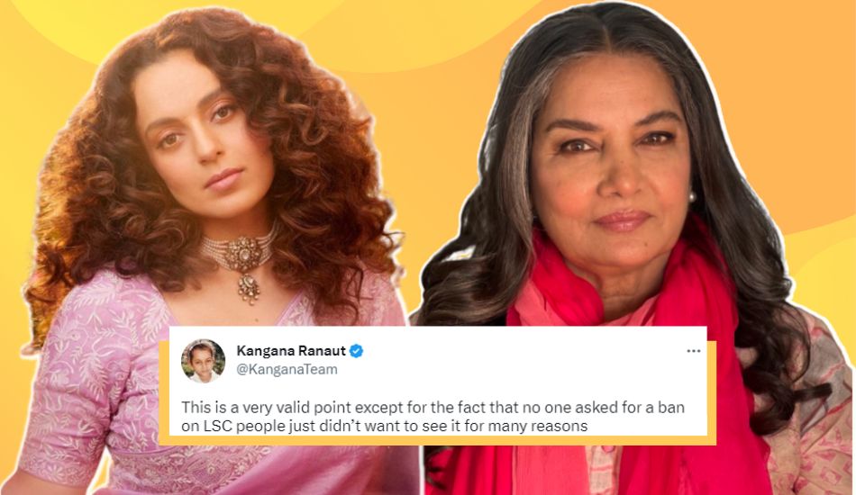 Kangana Ranaut Corrects Shabana Azmi On Difference Between Banning ‘The Kerala Story’ And Boycotting ‘Laal Singh Chaddha’