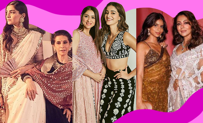 Bollywood’s Most Stylish Maa Betis: From Gauri, Suhana Khan To Sunita And Sonam Kapoor Bollywood’s Most Stylish Maa Betis: From Gauri, Suhana Khan To Sunita And Sonam Kapoor