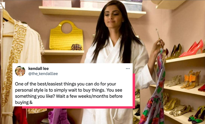 Twitter User Suggests Waiting A Month Before Shopping An Outfit You Like, For Better Style. Does This Work? Twitter User Suggests Waiting A Month Before Shopping An Outfit You Like, For Better Style. Does This Work?