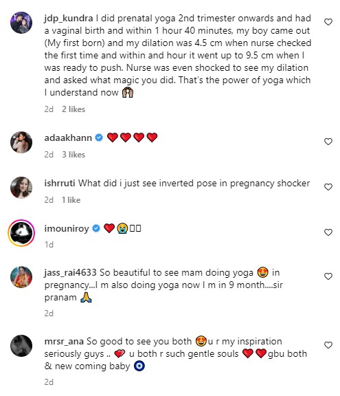 Aashka-Goradia-shares-pregnancy-yoga-routine-video-mouni-roy-netizens-reacts