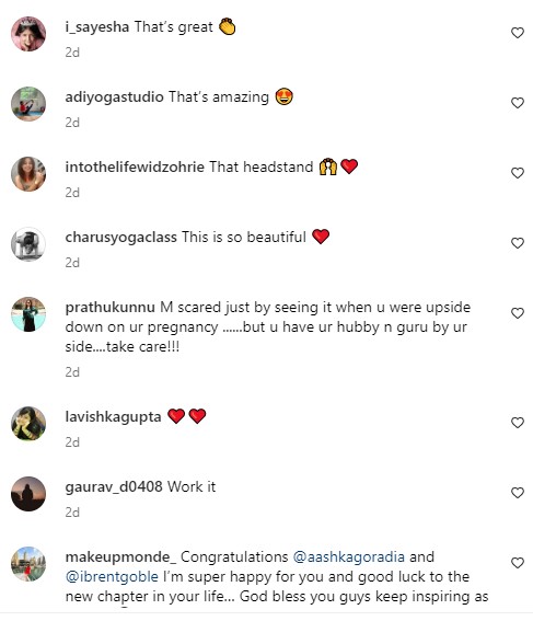Aashka-Goradia-shares-pregnancy-yoga-routine-video-mouni-roy-netizens-reacts