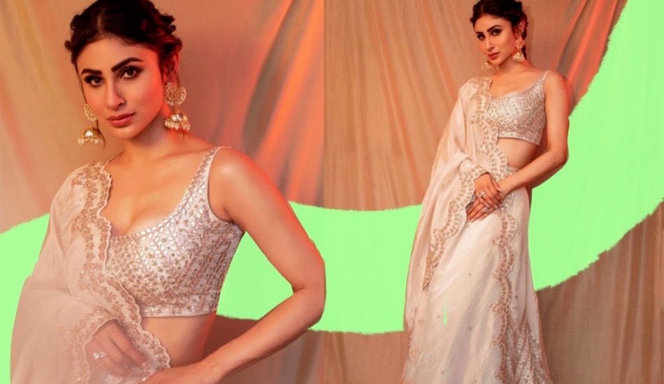 Mouni Roy’s Ivory Lehenga Is The Perfect Blend Between Minimalism And Sparkle