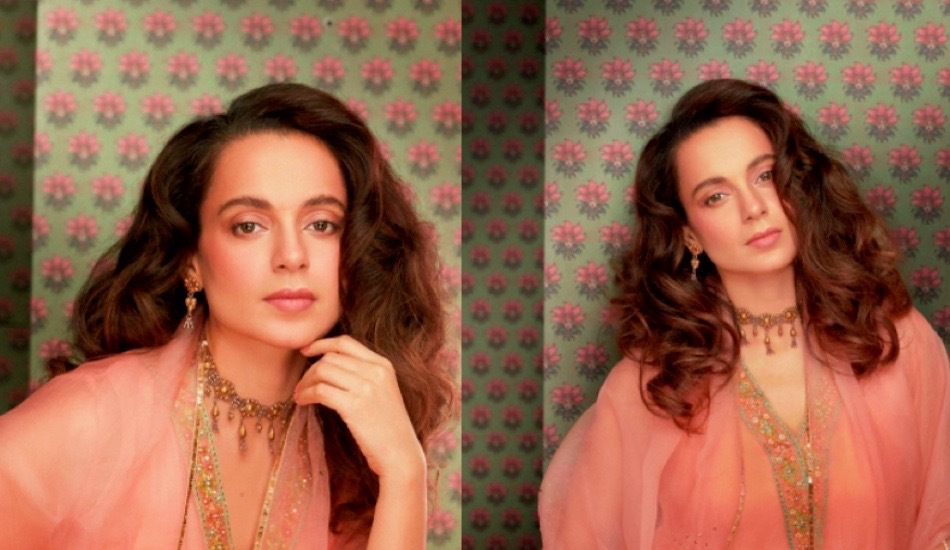 Kangana-Ranaut-In-Pink-Salwar-Suit-Peach-Makeup-Tiku-Weds-Sheru-Promotion