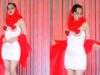 Uorfi Javed Jumps On The ‘4 Log Bole’ Trend Bandwagon Dressed Like Little Red Riding Hood!