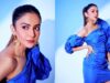 Rakul Preet Singh Is A Total Stunner In Electric Blue Mini Dress And Soft Glam Makeup